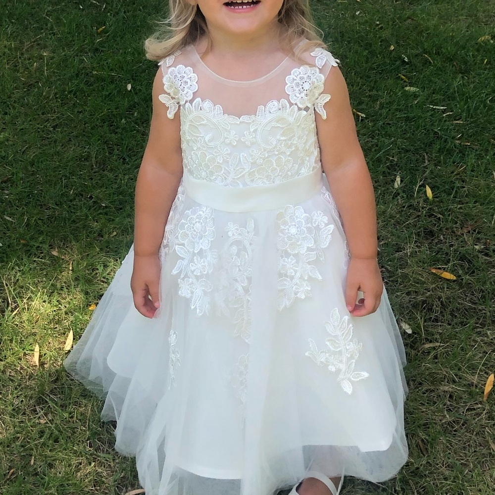 Tea length flower girl dresses! 2 dresses available